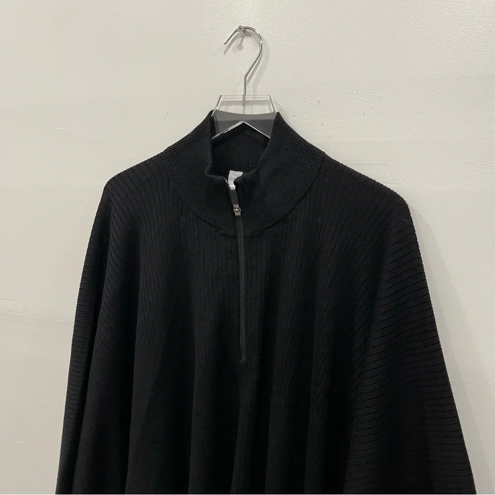 Lululemon On The Go Merino Wool Poncho Oversized Zip High Neck